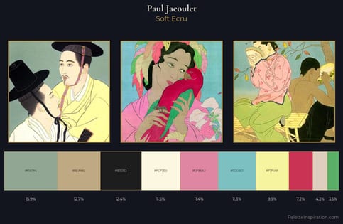 Paul Jacoulet Palette 2 - Soft Ecru