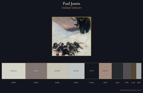 Paul Jamin Palette 1 - Veiled Vellum