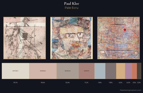 Paul Klee Palette 3 - Pale Ecru