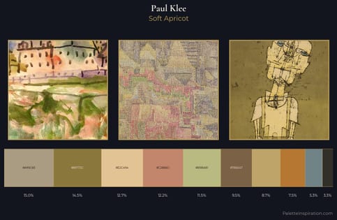 Paul Klee Palette 5 - Soft Apricot