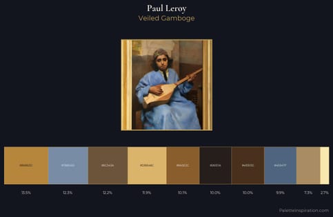 Paul Leroy Palette 3 - Veiled Gamboge