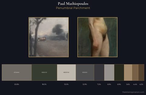 Paul Mathiopoulos Palette 3 - Penumbral Parchment