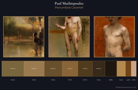 Paul Mathiopoulos Palette 4 - Penumbral Caramel