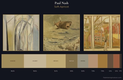 Paul Nash Palette 5 - Soft Apricot