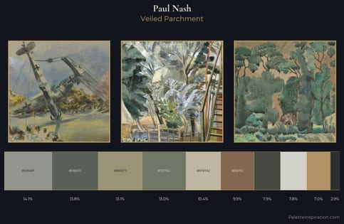 Paul Nash Palette 6 - Veiled Parchment