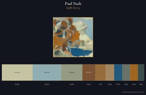 Paul Nash Palette 7 - Soft Ecru