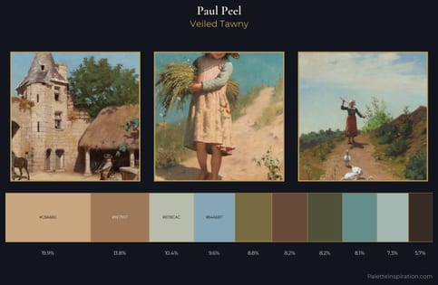 Paul Peel Palette 2 - Veiled Tawny