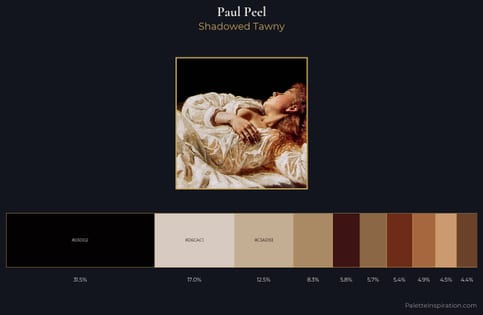 Paul Peel Palette 4 - Shadowed Tawny