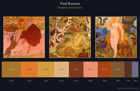 Paul Ranson Palette 2 - Muted Vermillion