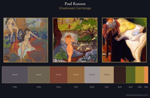 Paul Ranson Palette 6 - Shadowed Gamboge
