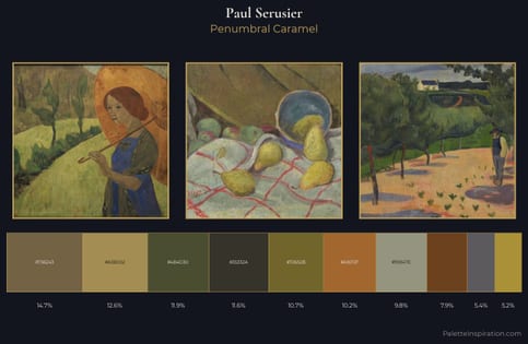 Paul Serusier Palette 5 - Penumbral Caramel