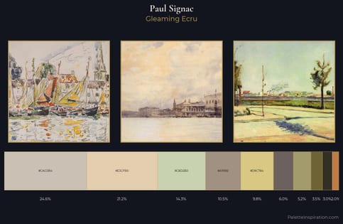Paul Signac Palette 5 - Gleaming Ecru