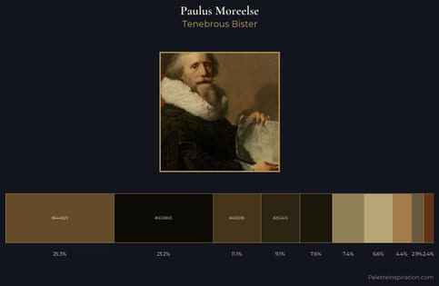 Paulus Moreelse Palette 2 - Tenebrous Bister
