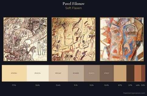 Pavel Filonov Palette 1
