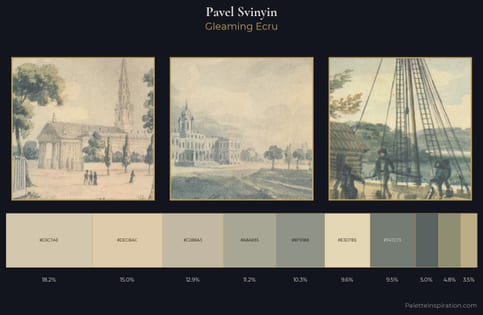 Pavel Svinyin Palette 4 - Gleaming Ecru