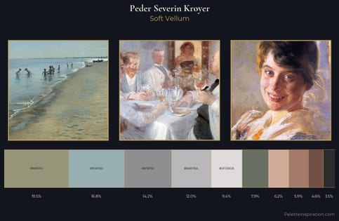 Peder Severin Kroyer Palette 2 - Soft Vellum
