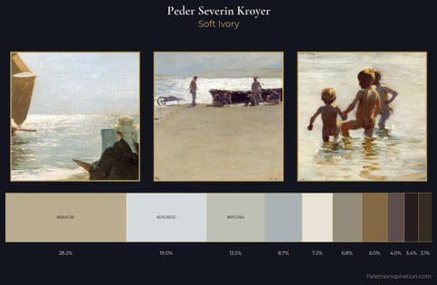 Peder Severin Kroyer Palette 3 - Soft Ivory