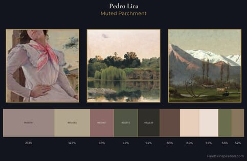Pedro Lira Palette 1 - Muted Parchment