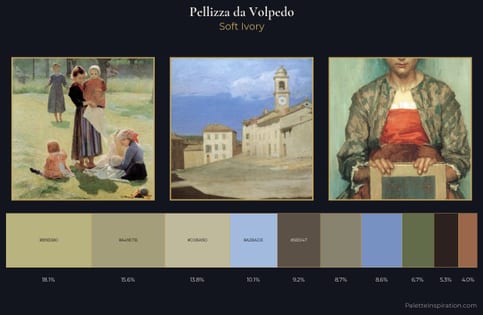 Pellizza da Volpedo Palette 3 - Soft Ivory