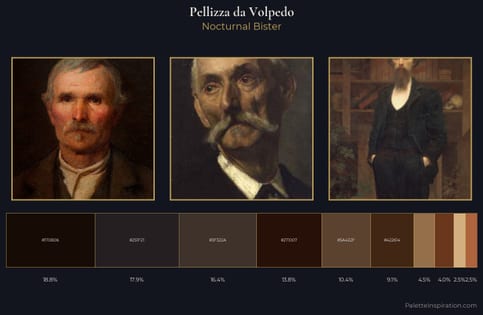 Pellizza da Volpedo Palette 7 - Nocturnal Bister