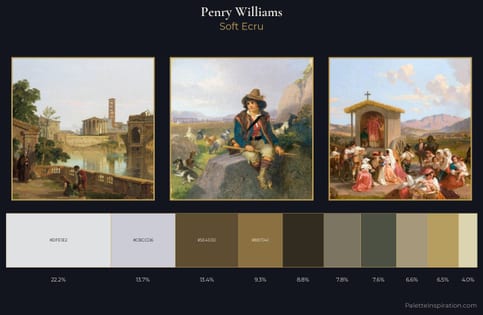 Penry Williams Palette 3 - Soft Ecru