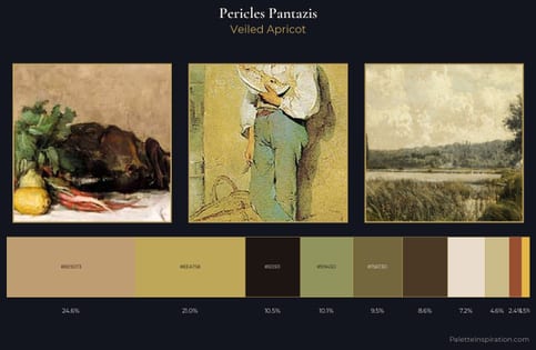 Pericles Pantazis Palette 2 - Veiled Apricot