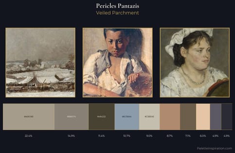 Pericles Pantazis Palette 3 - Veiled Parchment