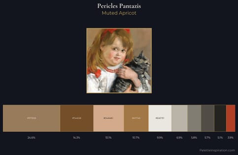 Pericles Pantazis Palette 4 - Muted Apricot