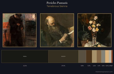 Pericles Pantazis Palette 6 - Tenebrous Sienna
