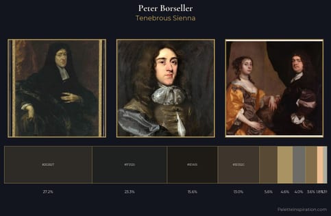 Peter Borseller Palette 2 - Tenebrous Sienna