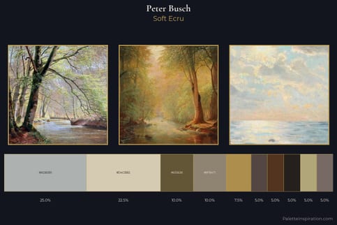 Peter Busch Master Palette - Soft Ecru