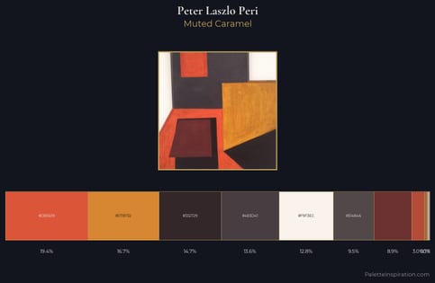 Peter Laszlo Peri Palette 1 - Muted Caramel