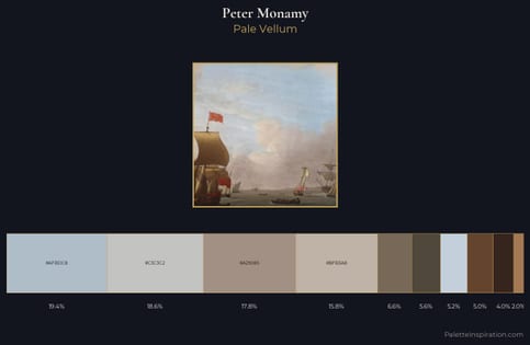Peter Monamy Palette 1 - Pale Vellum