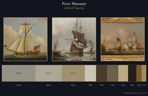 Peter Monamy Palette 2 - Veiled Tawny