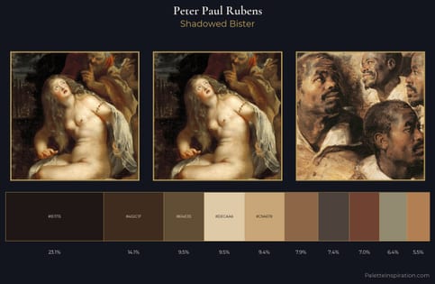 Peter Paul Rubens Palette 10 - Shadowed Bister