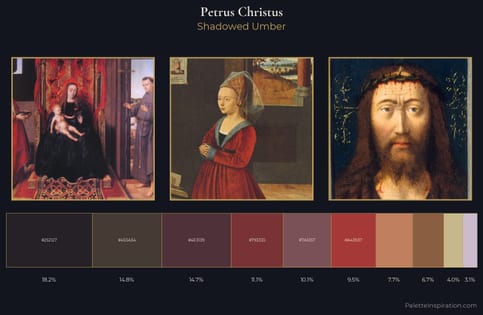 Petrus Christus Palette 4 - Shadowed Umber