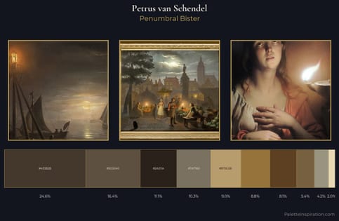 Petrus van Schendel Palette 3 - Penumbral Bister