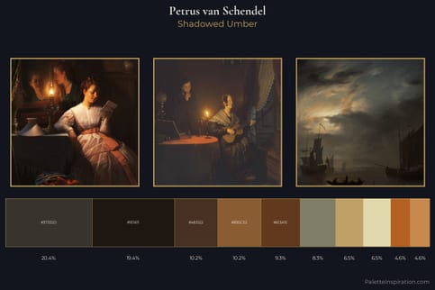 Petrus van Schendel Master Palette