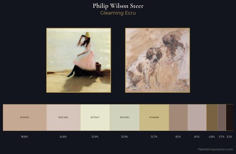 Philip Wilson Steer Palette 2 - Gleaming Ecru