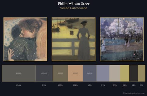 Philip Wilson Steer Palette 5 - Veiled Parchment