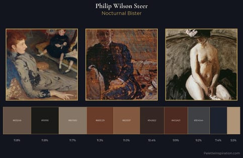 Philip Wilson Steer Palette 8 - Nocturnal Bister