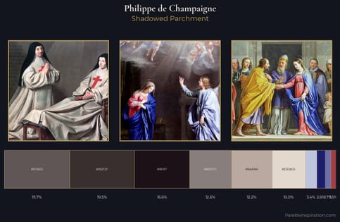 Philippe de Champaigne Palette 2 - Shadowed Parchment