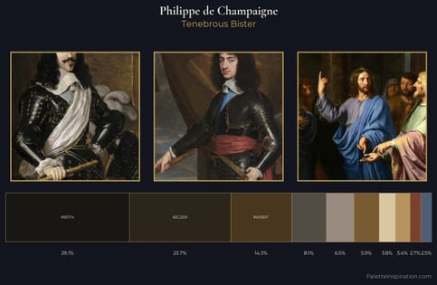 Philippe de Champaigne Palette 7 - Tenebrous Bister
