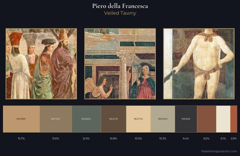 Piero della Francesca Palette 2 - Veiled Tawny