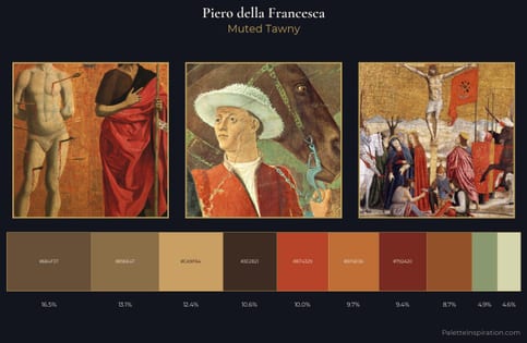 Piero della Francesca Palette 7 - Muted Tawny
