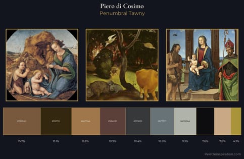 Piero di Cosimo Palette 7 - Penumbral Tawny