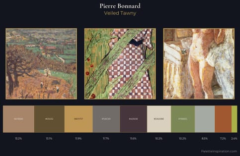Pierre Bonnard Palette 6 - Veiled Tawny
