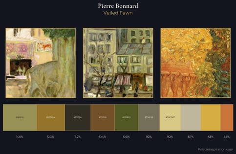 Pierre Bonnard Palette 9 - Veiled Fawn