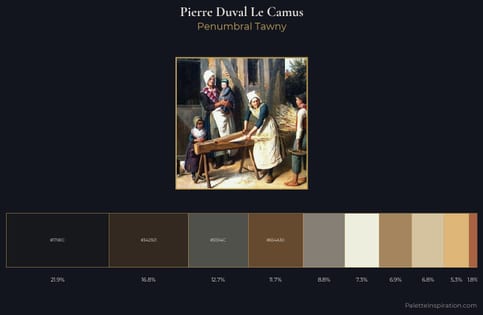 Pierre Duval Le Camus Palette 1 - Penumbral Tawny