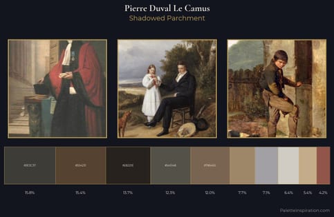 Pierre Duval Le Camus Palette 3 - Shadowed Parchment